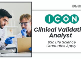 Clinical Validation Analyst Job at ICON | BSc Life Science Graduates Apply 