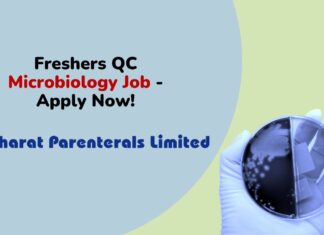 Freshers QC Microbiology Job - Apply Now!