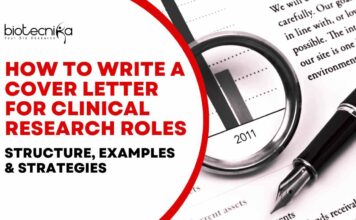 Cover Letter for Clinical Research