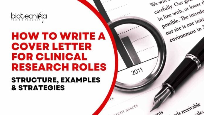 Cover Letter for Clinical Research