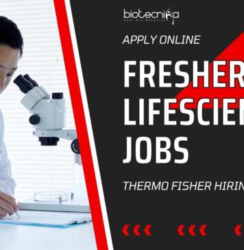 Freshers Life Sciences Jobs Bengaluru
