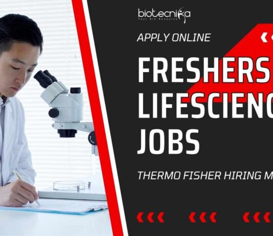 Freshers Life Sciences Jobs Bengaluru