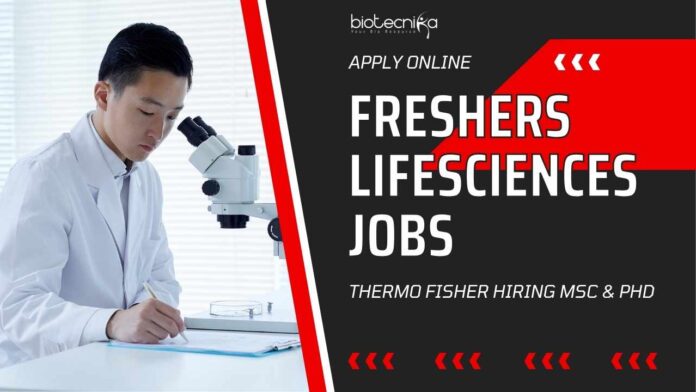 Freshers Life Sciences Jobs Bengaluru