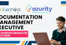 Documentation Management Executive at Azurity Pharmaceuticals, Hyderabad - Apply Now!