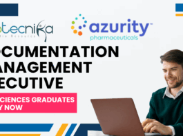 Documentation Management Executive at Azurity Pharmaceuticals, Hyderabad - Apply Now!