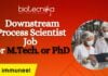 Downstream Process Scientist Job
