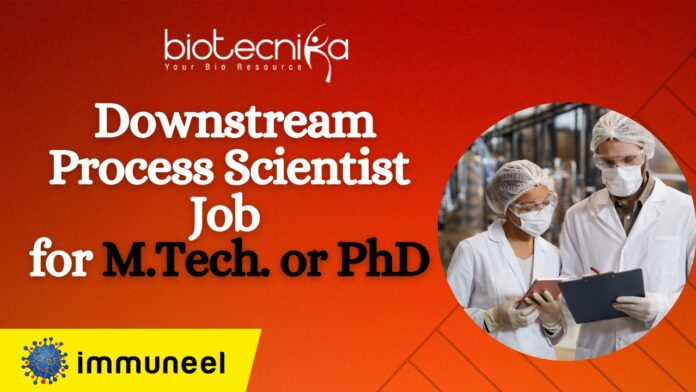 Downstream Process Scientist Job