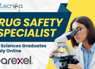 Drug Safety Specialist Role at Parexel Apply Online Now