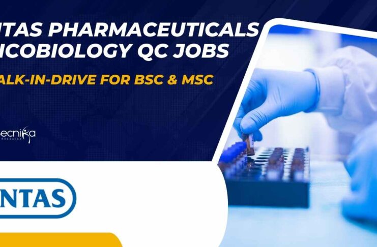 Intas Pharmaceuticals Microbiology QC Jobs