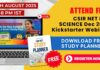 Register FREE For CSIR NET Dec 2025 Kickstarter Webinar – Crack the New Syllabus, Ask Questions LIVE & Download FREE Study Planner! CSIR NET 2025 Kickstarter Webinar New