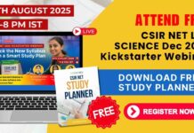 CSIR NET 2025 Kickstarter Webinar New