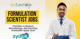 Formulation Scientist Jobs at Zydus Vaccine R&D Apply Now