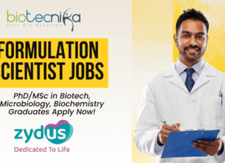 Formulation Scientist Jobs at Zydus Vaccine R&D Apply Now