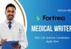 Medical Writing Jobs at Fortrea l MSc Life Science Candidates Apply Now