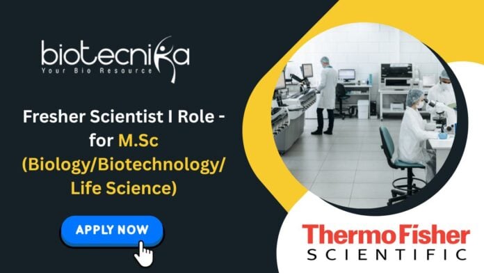 Fresher Scientist I Role