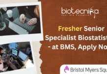Fresher Senior Specialist Biostatistics