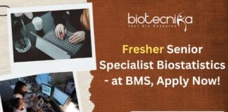 Fresher Senior Specialist Biostatistics