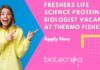 Freshers Life Science Protein Biologist