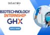 Biotechnology Internship at GHX