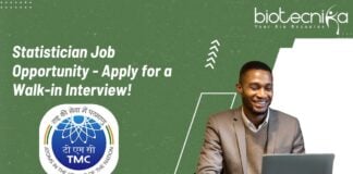 Statistician Job Opportunity - Apply for a Walk-in Interview!