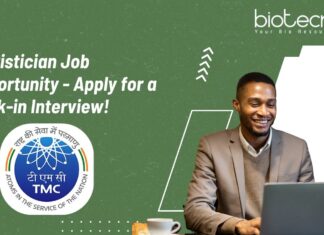 Statistician Job Opportunity - Apply for a Walk-in Interview!