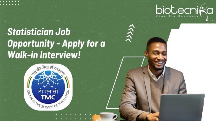 Statistician Job Opportunity - Apply for a Walk-in Interview!