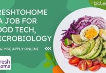 FreshToHome QA Job For Food Tech, Microbiology