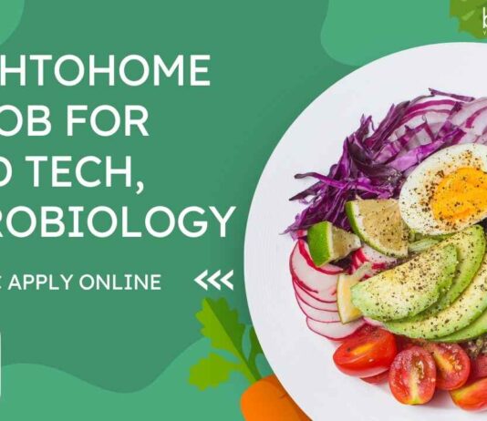 FreshToHome QA Job For Food Tech, Microbiology
