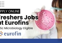 Freshers Microbiology MSc Job Openings