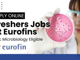 Freshers Microbiology MSc Job Openings