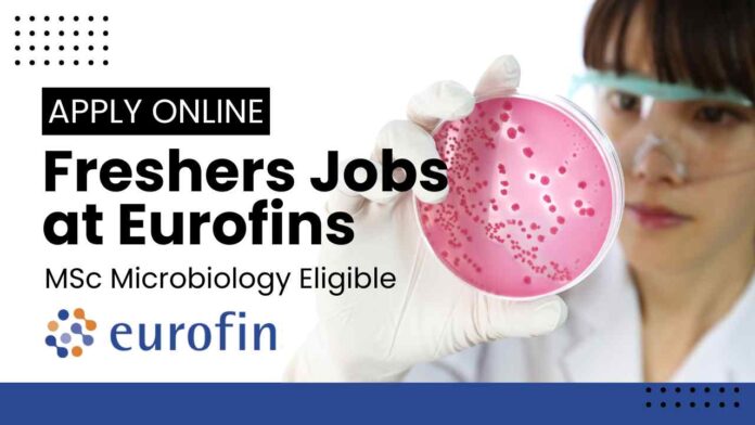 Freshers Microbiology MSc Job Openings