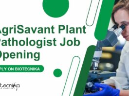 AgriSavant Plant Pathologist Job Opening