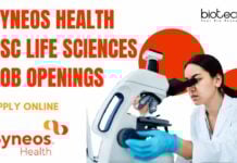 BSc Life Sciences Job Openings