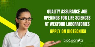 MSc Life Science Vacancies in QA