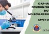 MSc Molecular Biology Jobs in IARI