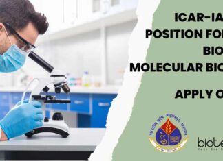 MSc Molecular Biology Jobs in IARI