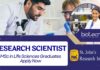 ICMR SJRI Research Scientist Job – MSc in Life Sciences Graduates Apply Now