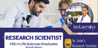 ICMR SJRI Research Scientist Job – MSc in Life Sciences Graduates Apply Now
