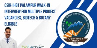 MSc Botany Job Openings