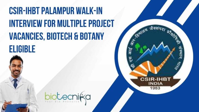 MSc Botany Job Openings