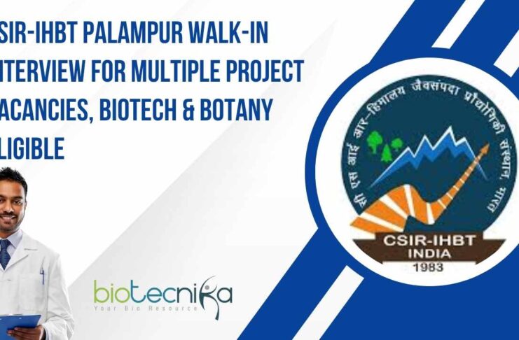 MSc Botany Job Openings