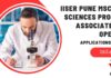 IISER Pune MSc Life Sciences Project Associate Job Opening – Applications Invited MSc Biotechnology Project Job Openings