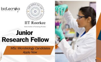 Junior Research Fellow Job Role at IIT Roorkee l MSc Microbiology Candidates Apply Now