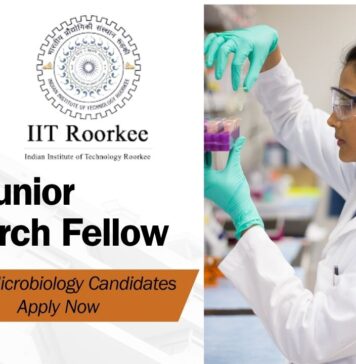 Junior Research Fellow Job Role at IIT Roorkee l MSc Microbiology Candidates Apply Now