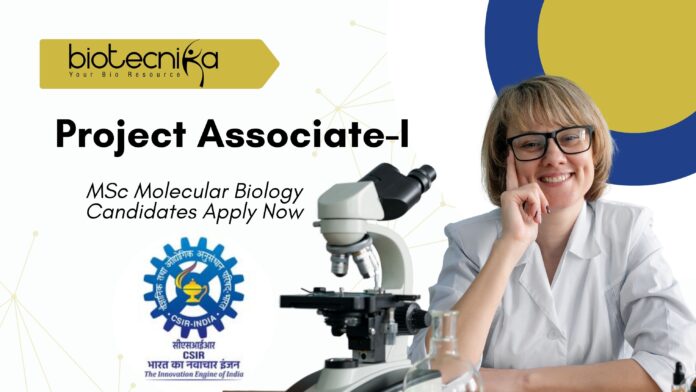 IMTECH Project Associate-I in Drug Resistance Study | MSc Molecular Biology Candidates Apply Now
