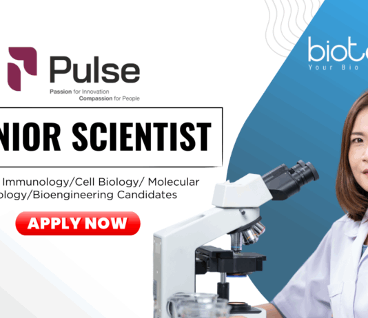 Immunology Jobs for PhD Candidates Apply Online for the Senior Scientist Role at Pulse Pharmaceuticals