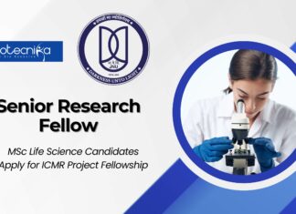 Senior Research Fellow Position at JNU – MSc Life Science Candidates Apply for ICMR Project Fellowship