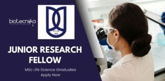 JRF Job Opening at JNU – Life Sciences Projects 2025