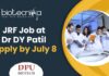 JRF Job at Dr DY Patil (1)