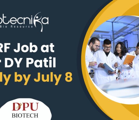 JRF Job at Dr DY Patil (1)